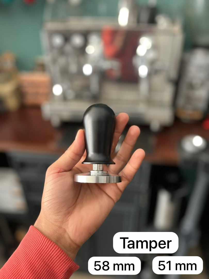 TAMPER CALIBRE 58 MM, 51 MM  Noir