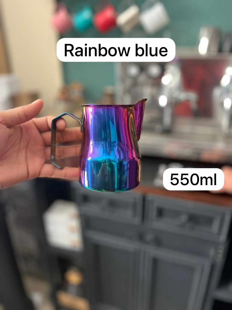 550 ML RAINBOW BLUE ITALIAN MILK PITCHER