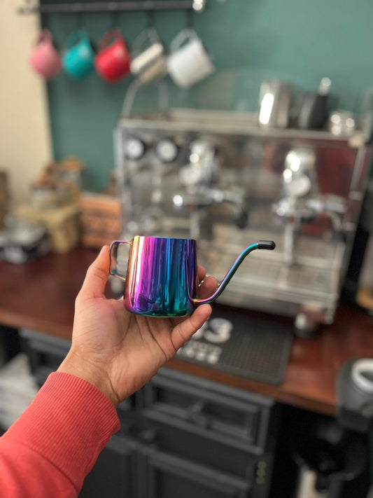 250 ML RAINBOW BLUE COFFEE KETTLE