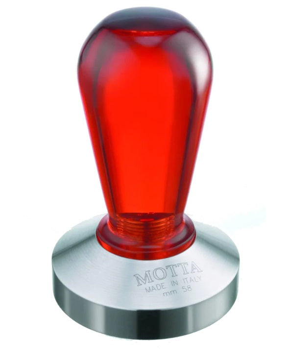 Motta TAMPER arc-en-ciel 58 mm, rouge